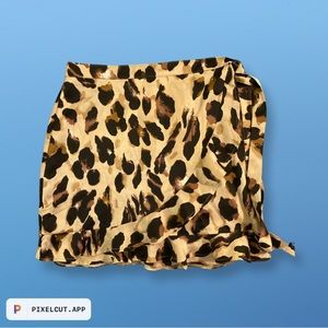Nasty Gal cheetah skirt